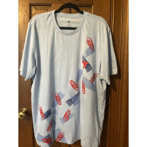 Adidas Trae Young X ICEE T-Shirt Men's Size XL Glow Blue MINT